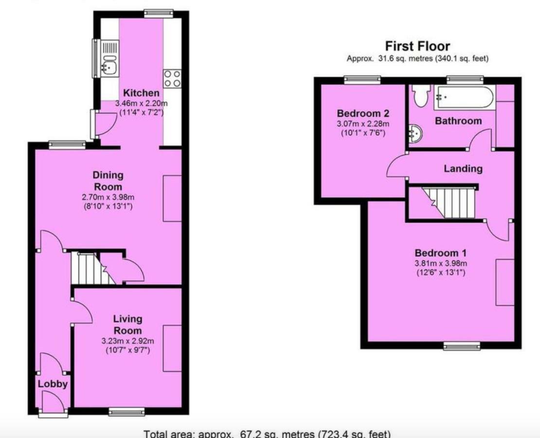 Entire 2-bedroom House With Garden * York
